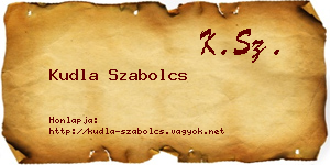 Kudla Szabolcs névjegykártya